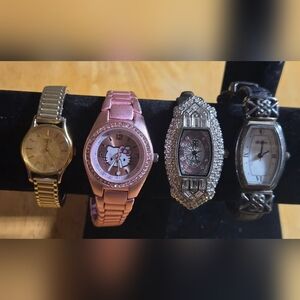 Watches Lot Women Seiko Brighton Hello Kitty Etc UNTESTED AS IS